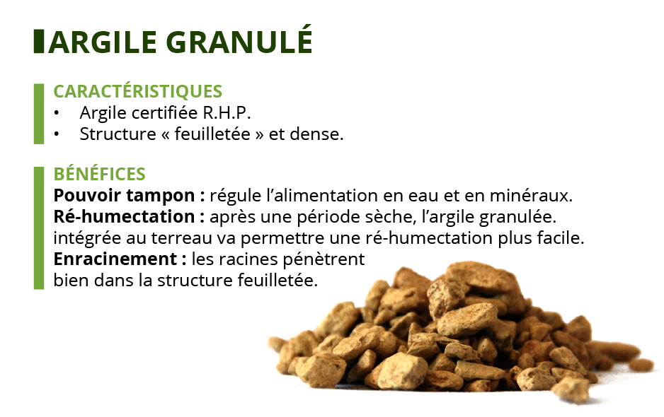 argile granulé